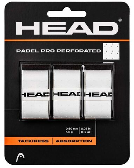 Head Padel Pro Perforated 3P - white