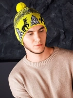 Шапка зимняя вязаная детская