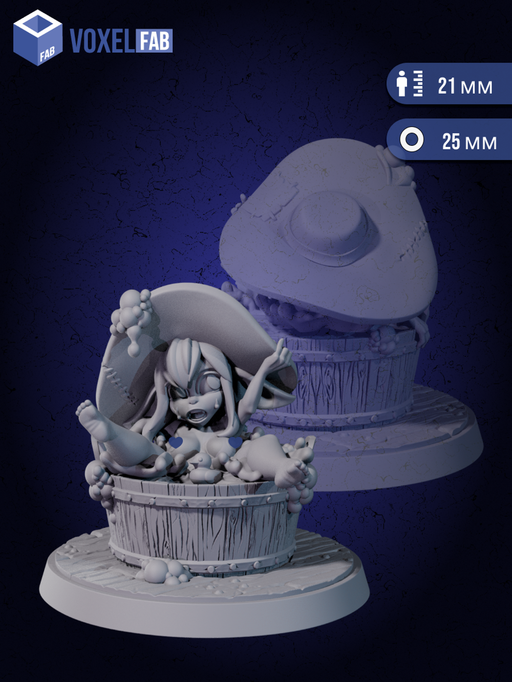 Озорницы Леса. Орки +18. Фигурки под покрас, DnD и настольных игр