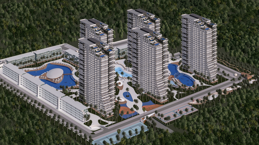 ЖК "Sapphire" Северный Кипр, район ISKELE. Расположен в элитном районе Северного Кипра, всего в 500 метрах от Средиземного моря, где находится специально выделенный клубный пляж. В ЖК расположен современный развлекательный центр с казино