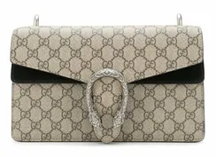 Сумка Gucci Dionysus GG Supreme Small бежевый/черный