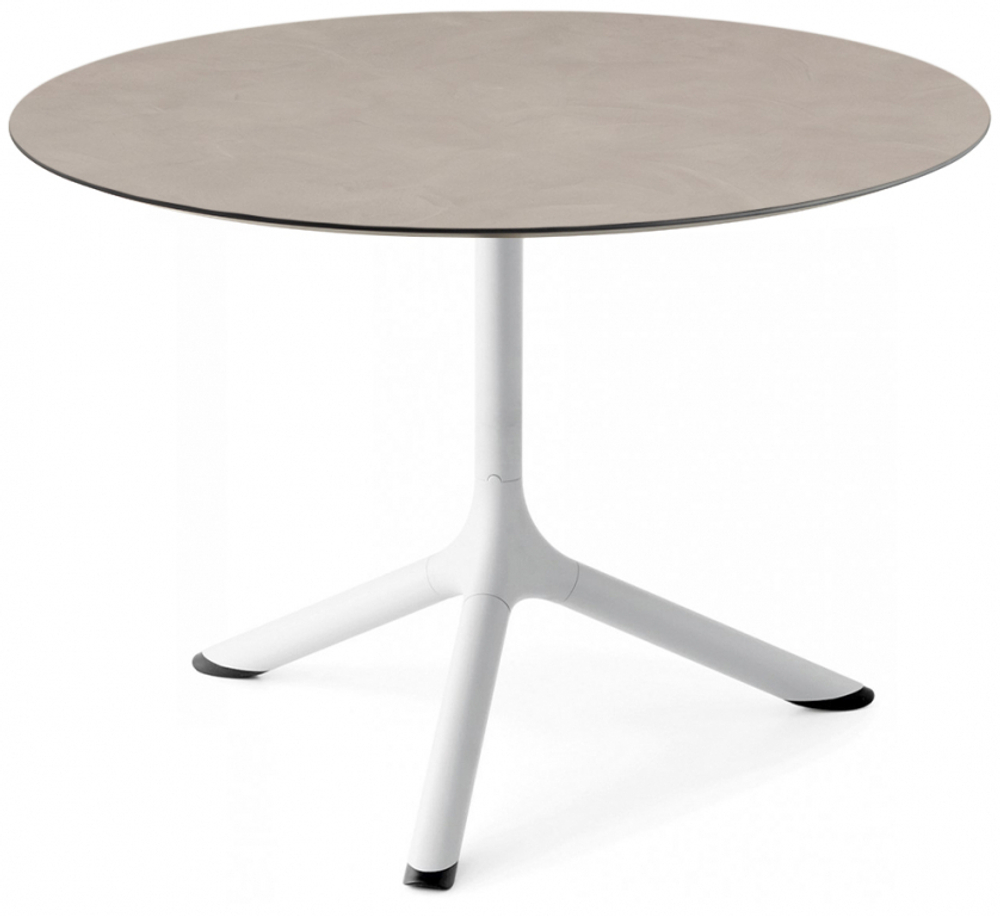 Столик ламинированный кофейный Scab Design Tripe, белый, тортора шпатель