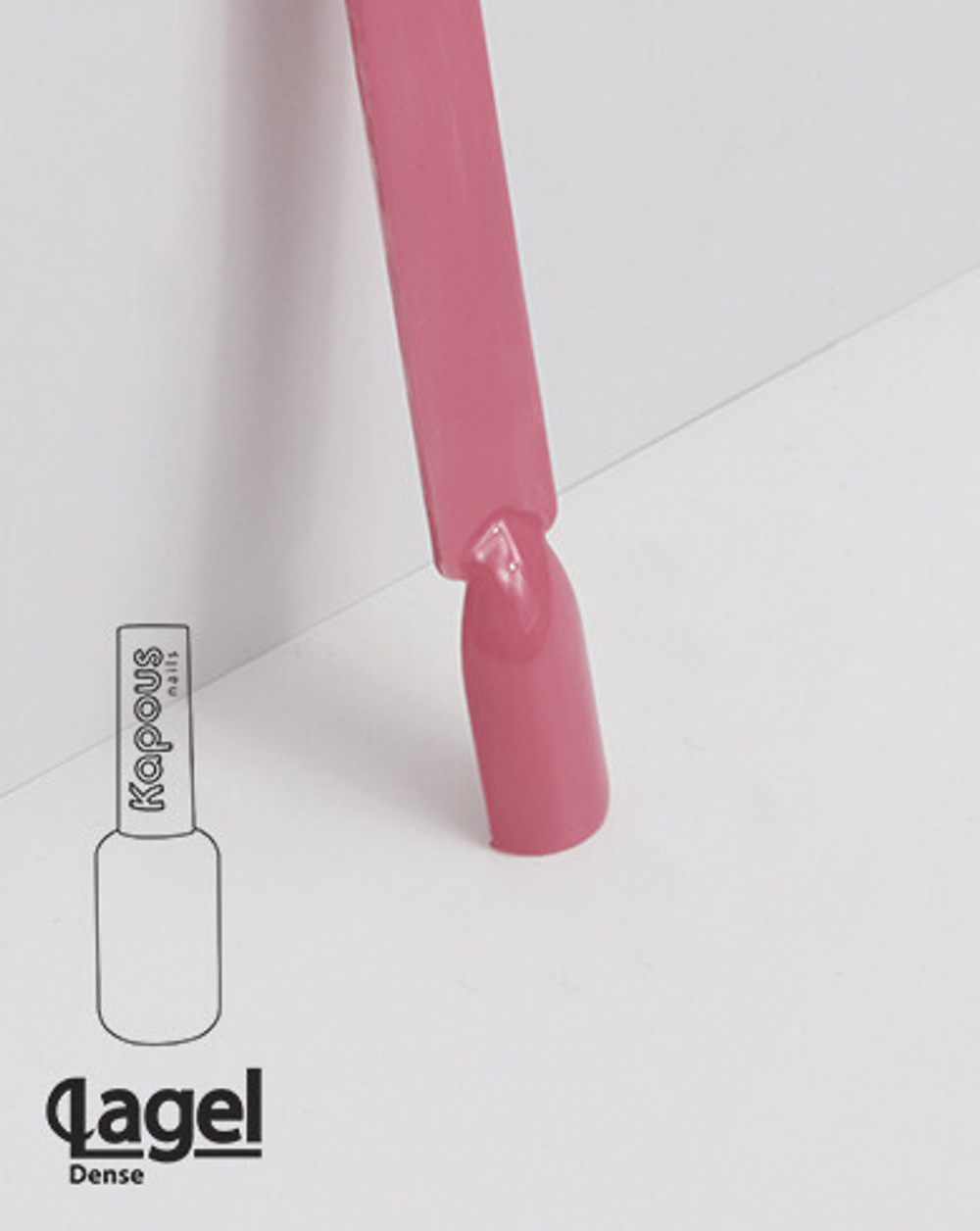 1797 Китайская роза, гель-лак «Lagel Dense», 8 мл