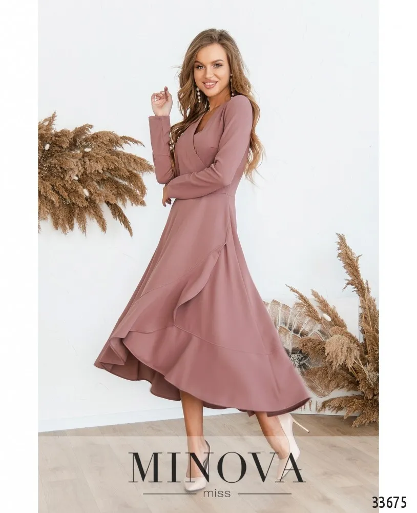 Платье 3121-фрезовый Minova