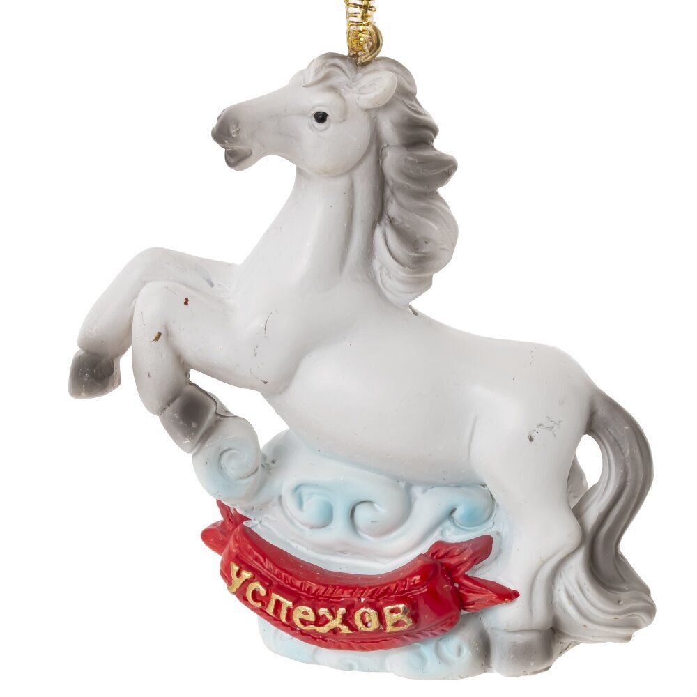 GAEM Фигурка декоративная подвесная "Лошадка", L6,5 W3 H7,5 см, 4в.