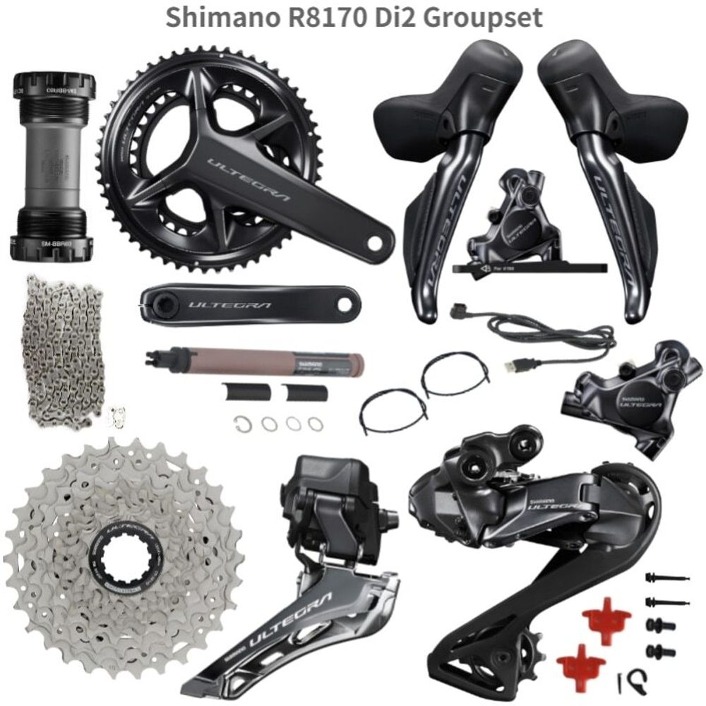 Группсет Ultegra DI2 R8170 с дисковыми тормозами 175 мм 52x36t 11-30