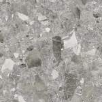 Керамогранит Alma Ceramica GFU04STE70R Steel rock 60x60 серый сахарный под терраццо