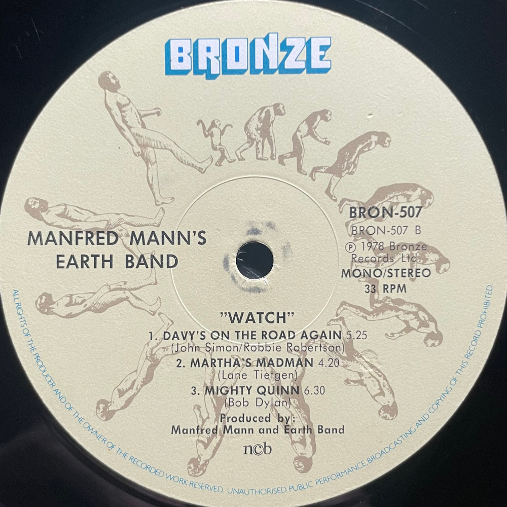 Manfred Mann's Earth Band ‎– Watch (Скандинавия 1978г.)