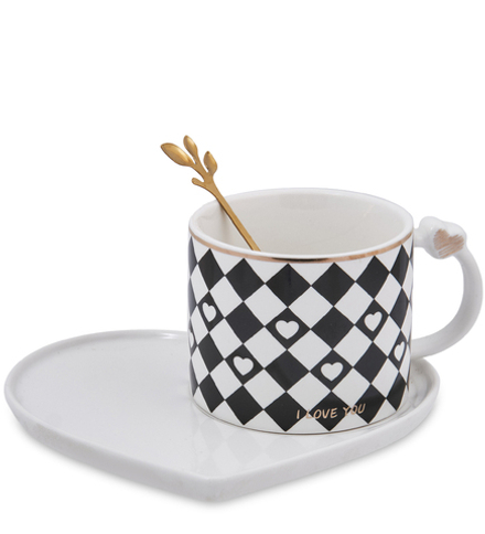 GAEM Art MUG-418/1 Чайная пара «Сердце»