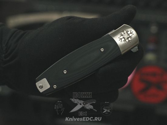 Складной нож Steelclaw Карачун-01 c клинком из стали D2, рукоять G10