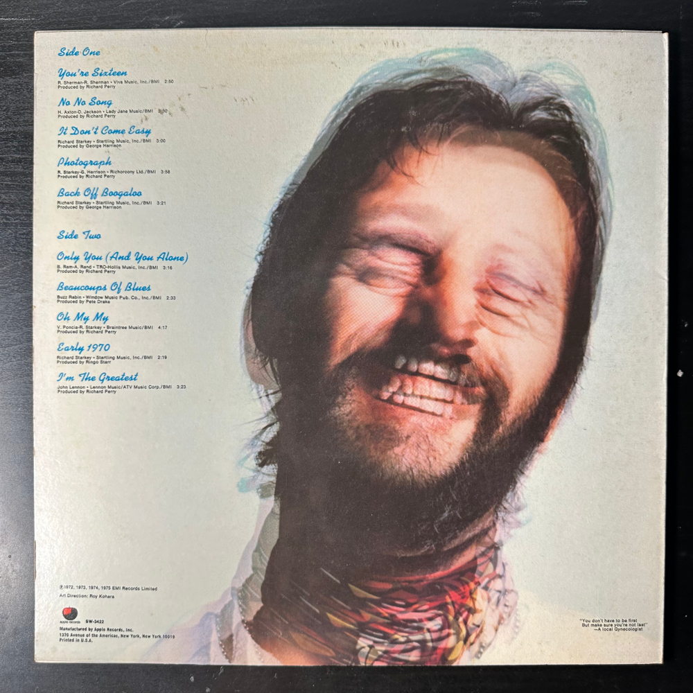 Ringo Starr ‎– Blast From Your Past (США 1975г.)