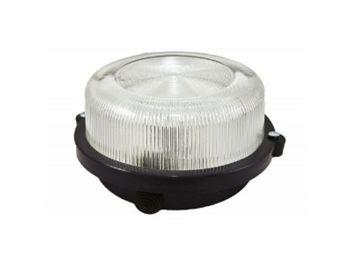 Светильник НПП 03-100-005.03 У3 черный корпус с обручем без решетки 100Вт TDM