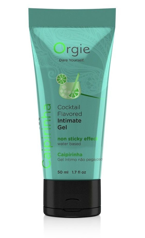 Съедобный гель Orgie Lube Tube Caipirinha 50 мл – вкус лайма