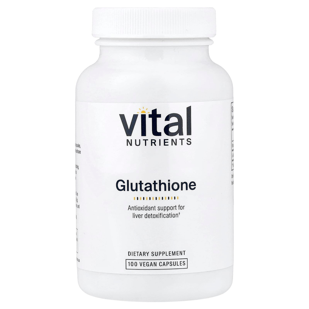Vital Nutrients, Глутатион`` 100 веганских капсул