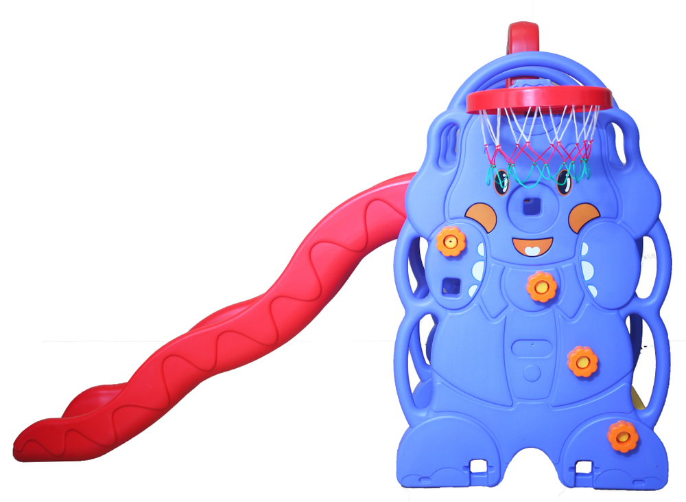 Детский комплекс Капризун Слоник с волнистой горкой