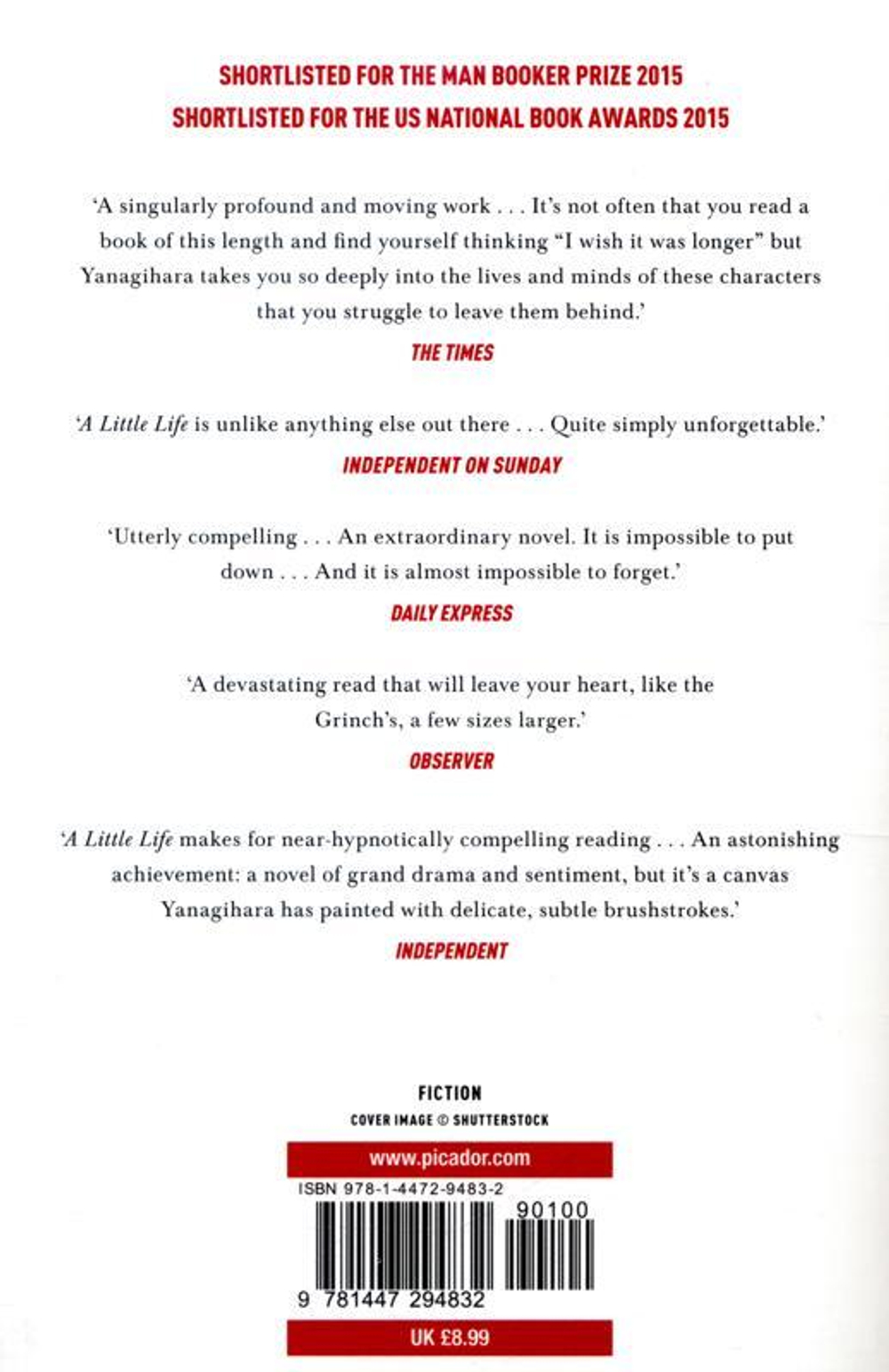 Little Life, A (Man Booker Prize'15 Shortlist)