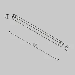 Трековый светильник Technical TR000-1-24W4K-B_1