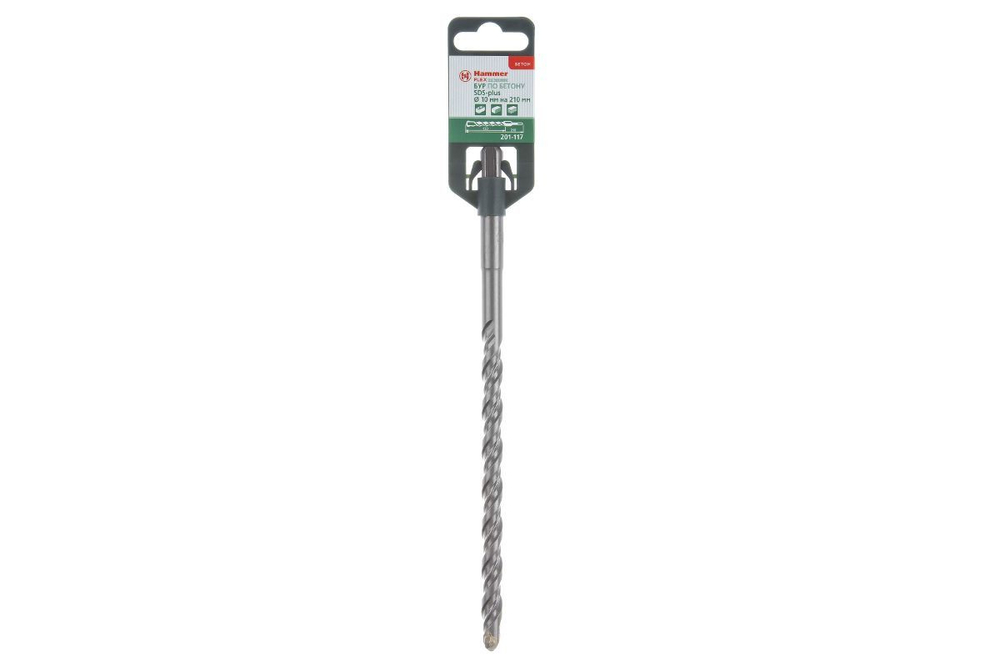 Бур Hammer Flex 201-117 SDS+  10 X 210