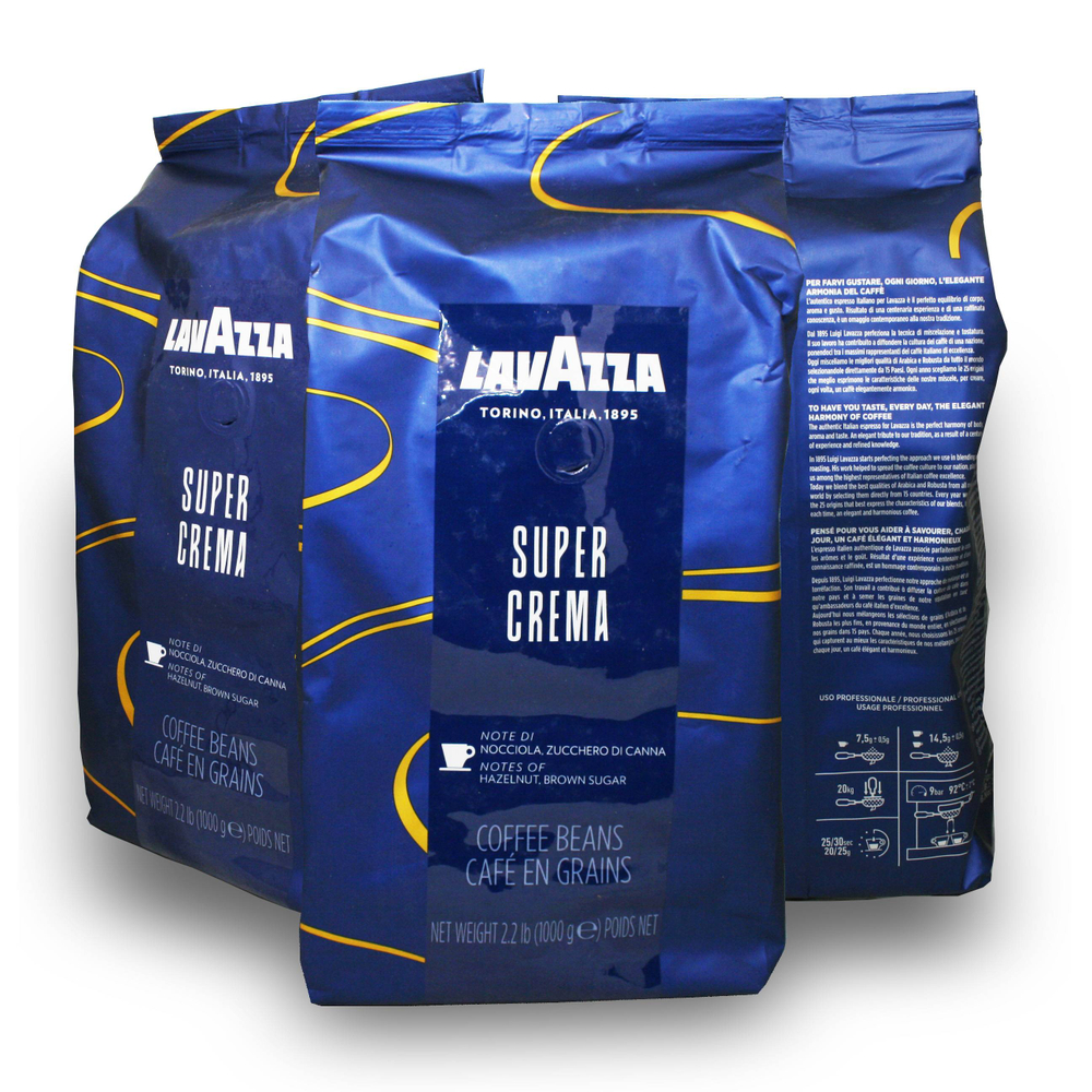 Кофе зерновой Lavazza Super Crema Aromatico, 1000 г