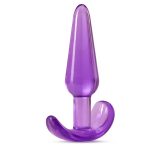 Фиолетовая анальная пробка в форме якоря Slim Anal Plug - 10,8 см. (Цвет: фиолетовый)