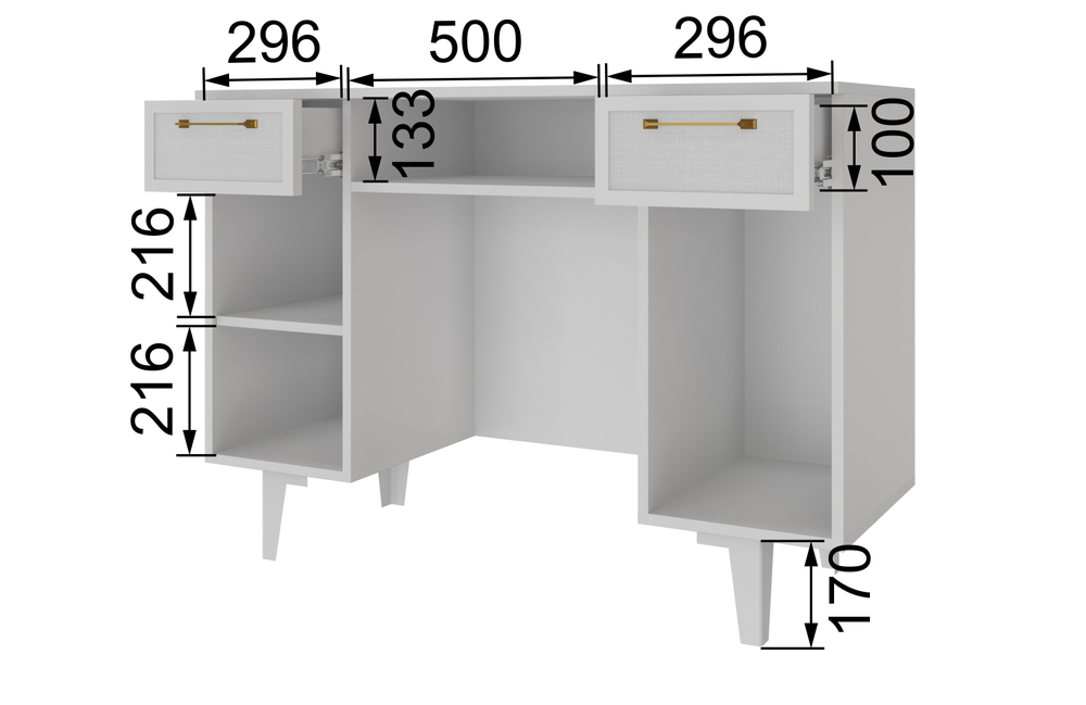 Спальня Толедо Стол косметический ТС-20