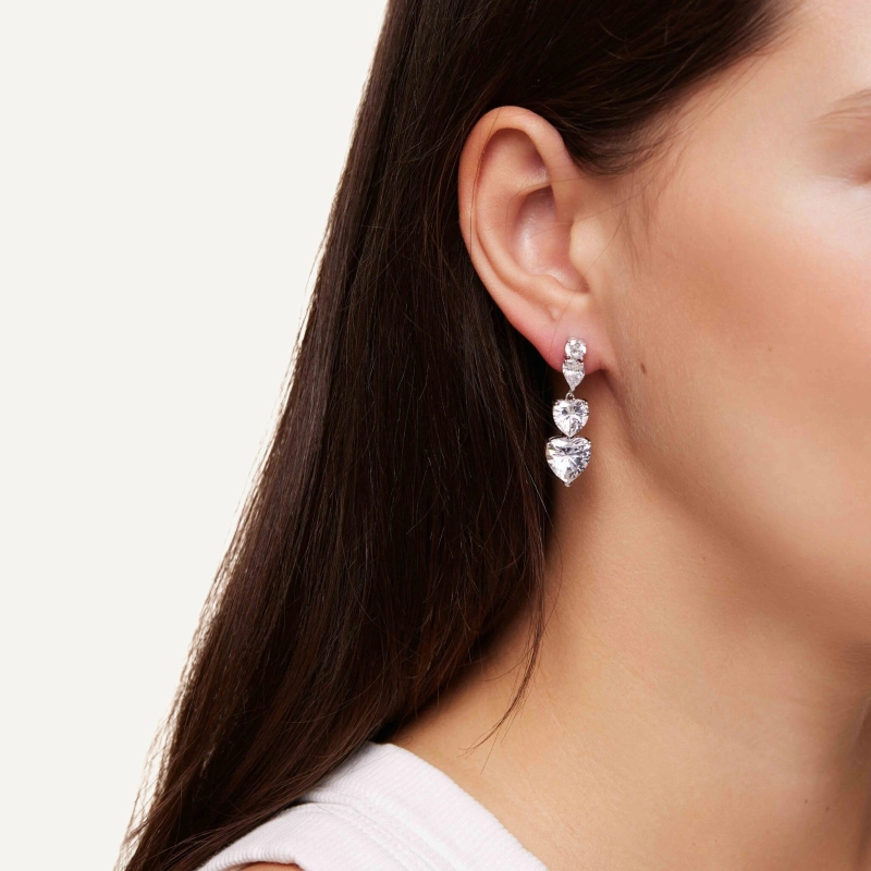 Серьги Сердцепад