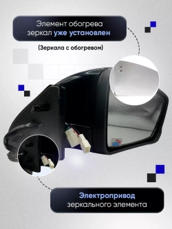 Зеркала ваз 2108-2109 2113-2115 Электропривод Обогрев