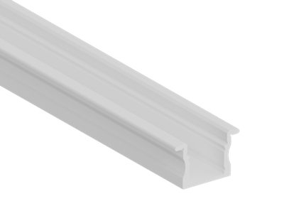 Врезной алюминиевый профиль,   23, 5х14, 5х2000. Цвет: Белый матовый,  RAL9003  Серия:DN8ALE