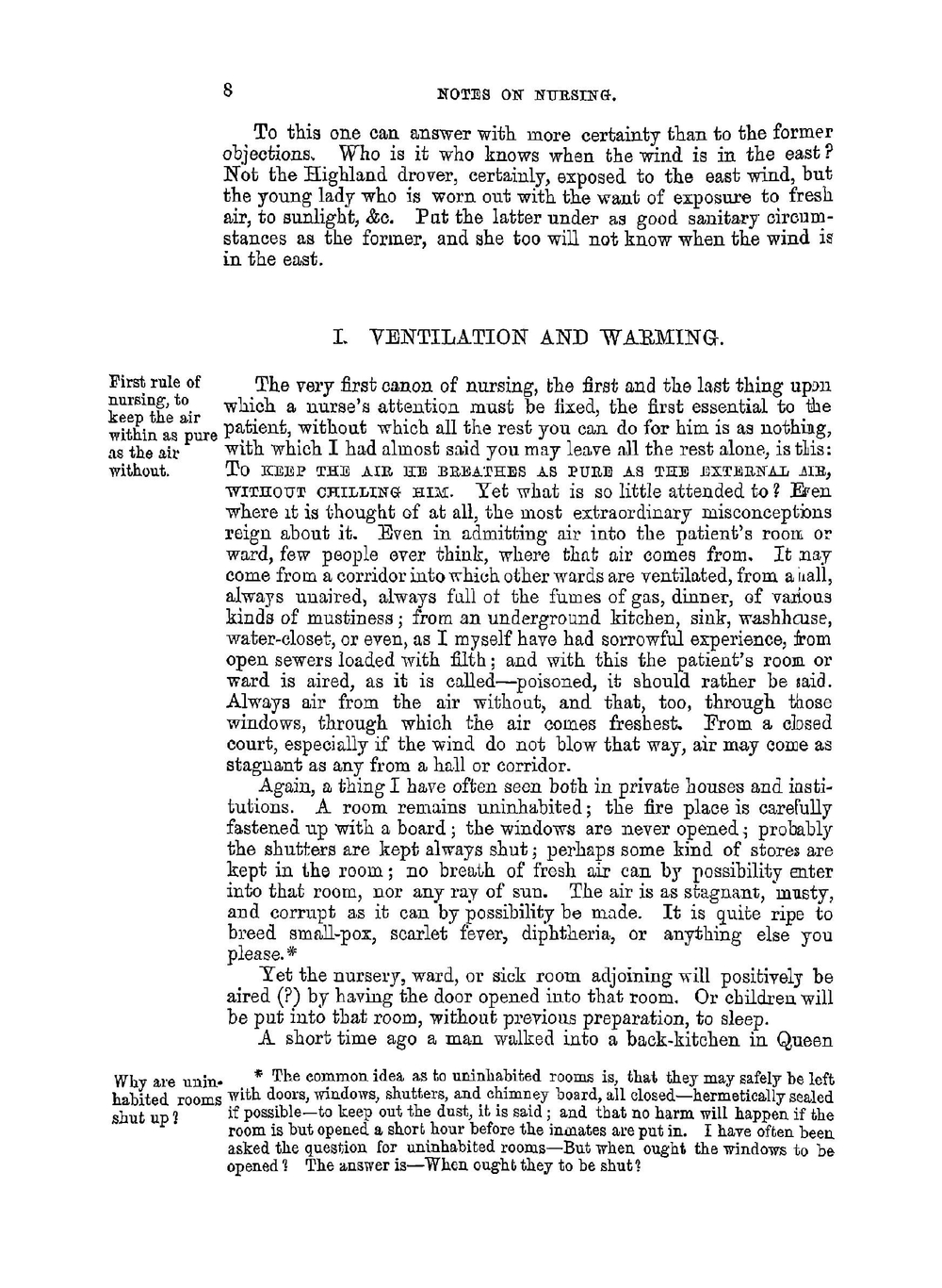 Notes on nursing | Florence Nightingale