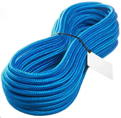 Веревка якорная п/п 6мм, 160кг, синяя (1 м)