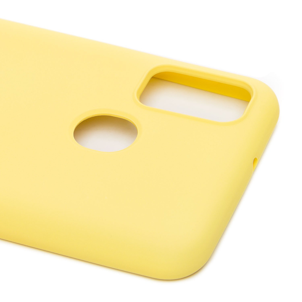Силиконовый матовый чехол Activ Full Original Design для Samsung M21/M30s, желтый