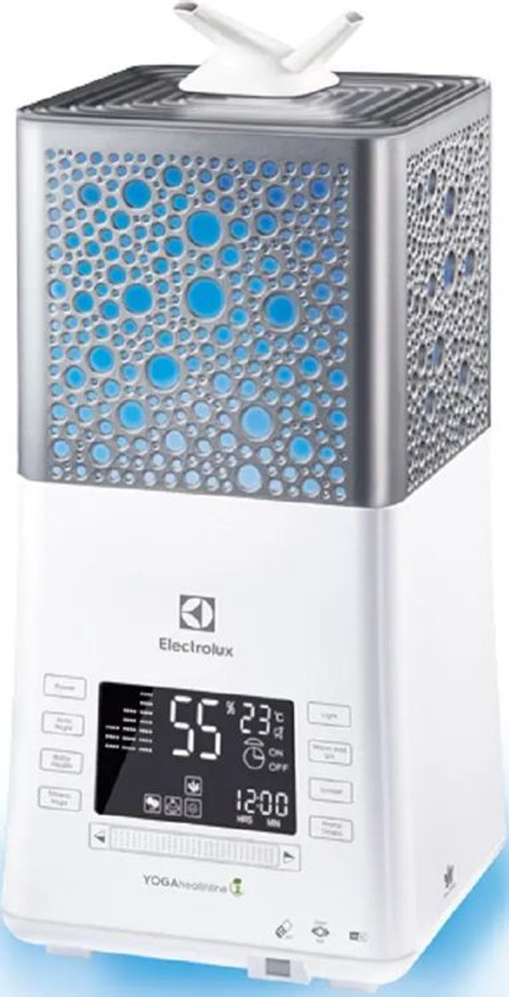 Увлажнитель воздуха ультразвуковой Electrolux EHU 3815D,  6.3л,  белый/серебристый