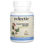 Eclectic Herb, ягоды боярышника, 500 мг, 90 веганских капсул