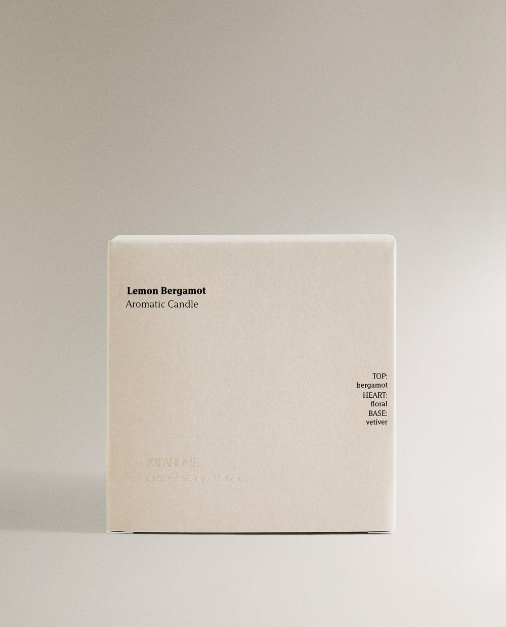 Zara Home - Ароматическая свеча lemon bergamot, 620 г