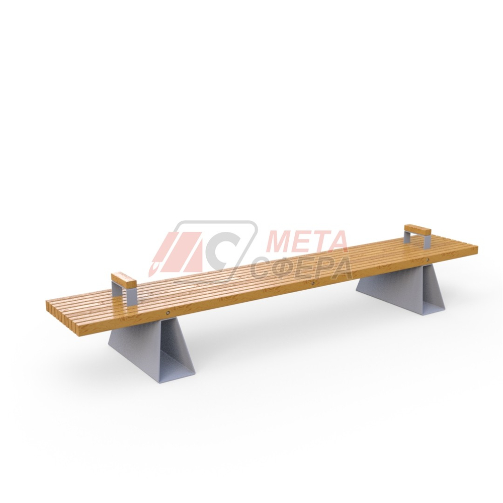 Лавка Сеул с подлокотниками