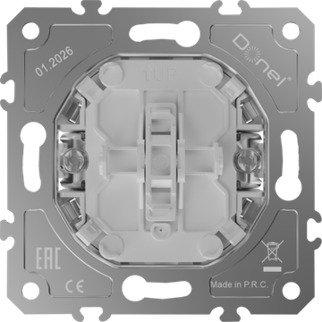 Механизм выключателя В1 с 2-х мест (проходного),  быстрозажимные контакты,  16 A 250 В~,  серия D16