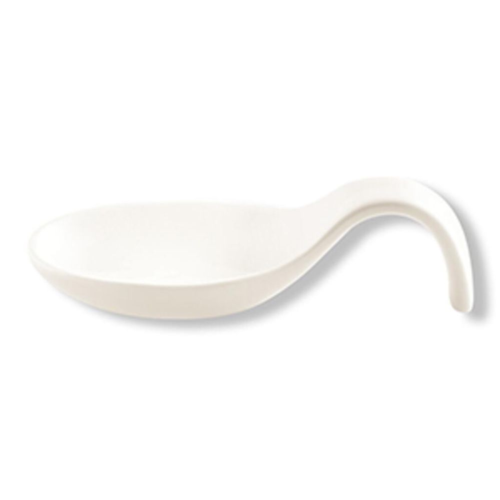 Ложка для комплимента 20 мл белая фарфор P.L. Proff Cuisine [6]