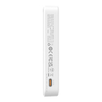 Внешний аккумулятор + Беспроводная зарядка Baseus MagPro Magnetic Bracket C+MS 5000mAh 20W (MagSafe) - Stellar White