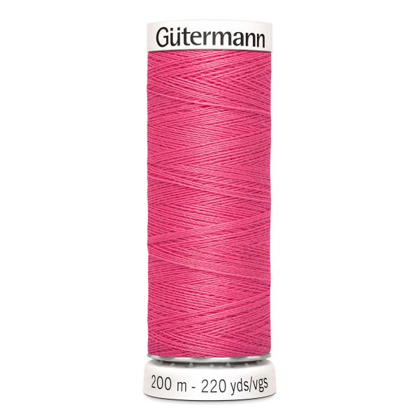 Нитки универсальные Gutermann Sew-all 100 (200 метров), 5 кат. | 986 неоново-розовый