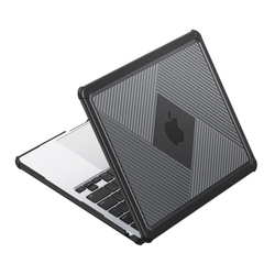 Двухкомпонентный защитный чехол тонированный для ноутбука MacBook Air 13.3 (2018-2020) от Dux Ducis, серии LCGH Series Protective Case