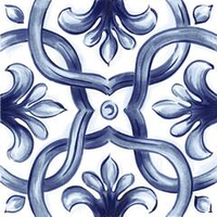 Ragno Amuri Decoro Maiolica Tappeto 2 Glossy 20x20