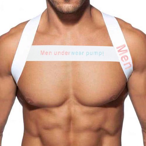 Мужская портупея белая PUMP! MP9054-1