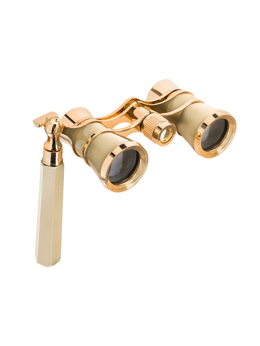Театральный бинокль-лорнет Levenhuk Broadway 325E Золотистый