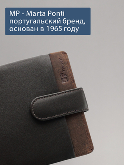 B123168R Castanho - Портмоне с RFID защитой MP