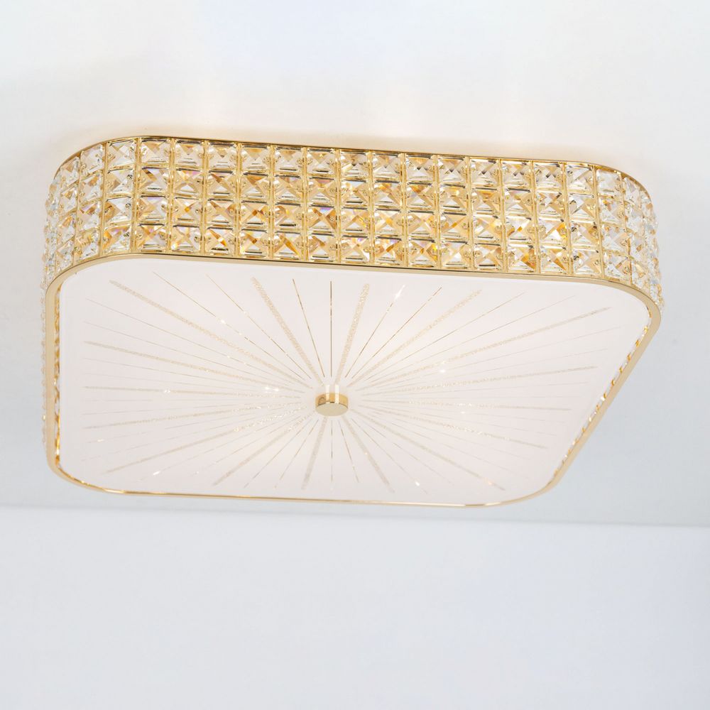 Citilux Портал CL324282 Люстра хрустальная Золото