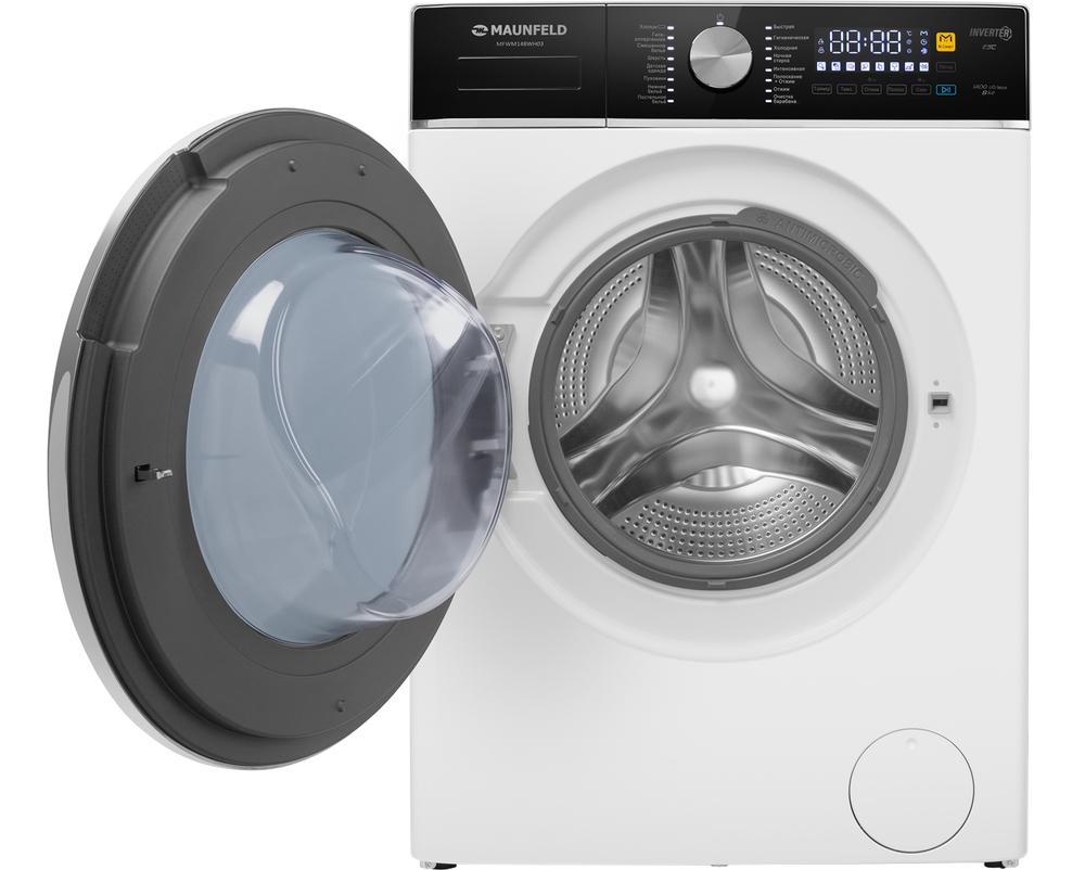 Стиральная машина с инвертором MAUNFELD MFWM148WH03 фото 2
