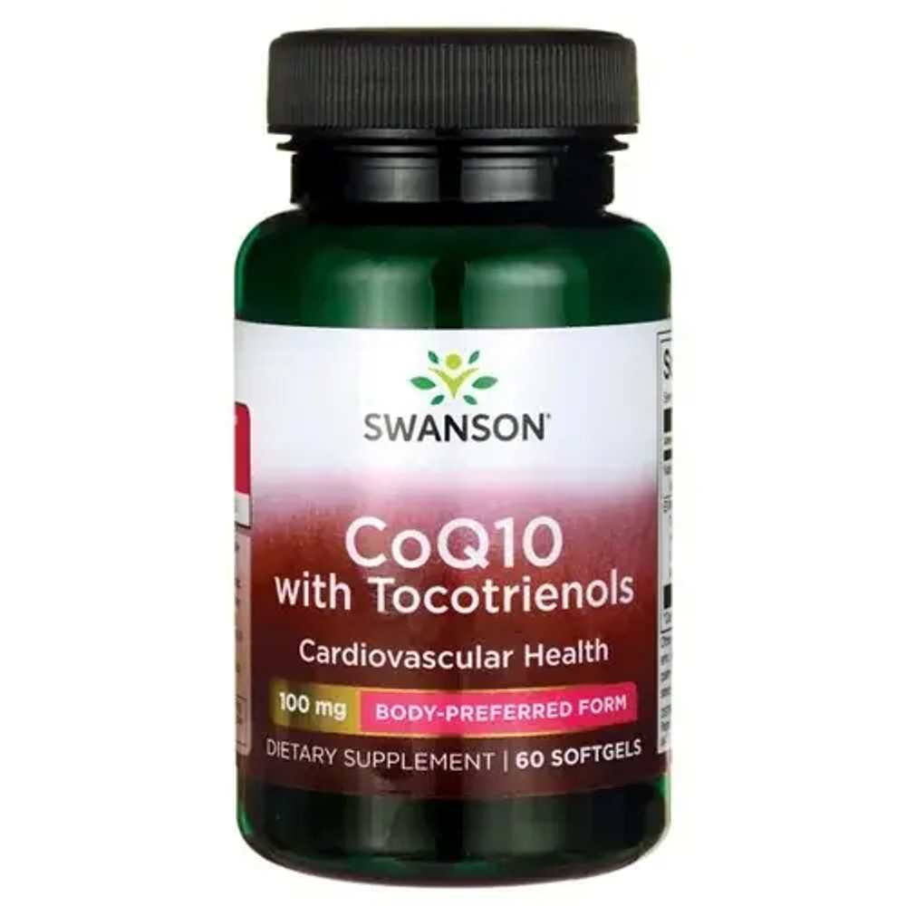 Swanson Коэнзим Q-10 с токотриенолами - 60 капсул