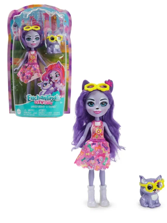 Кукла Энчантималс Хаски Хэдли и Следдер HHB90