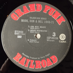 Винтажная виниловая пластинка LP Grand Funk Railroad Mark, Don and Mel 1969 71 (Japan 1972) (No Obi)