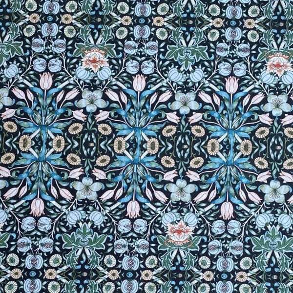 отрез 50 см , БУТОНЫ В СТИЛЕ МОРРИСА, 100% хлопок Handmade Fabrics 1